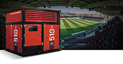 HIMOINSA Power Cubes na nowym stadionie KV Oostende w Belgii