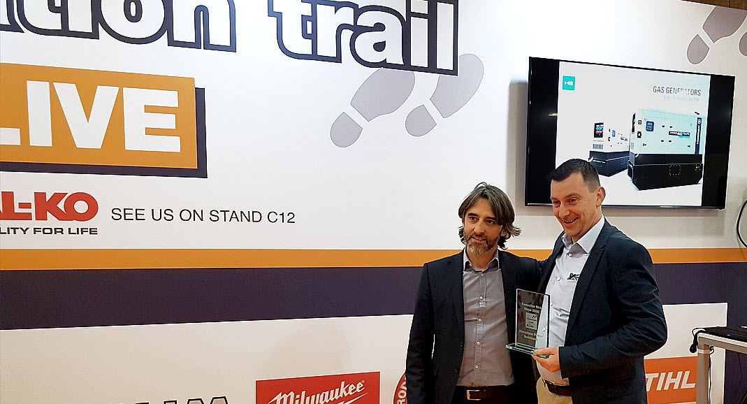 Nagroda za innowacyjną konstrukcję agregatów prądotwórczych HIMOINSA przeznaczonych do wynajmu.