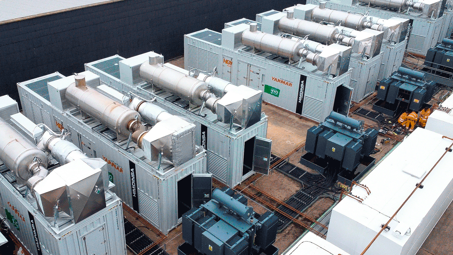 Dostawa generatorów HGY o mocy 20 MW na rynek mocy w Wielkiej Brytanii